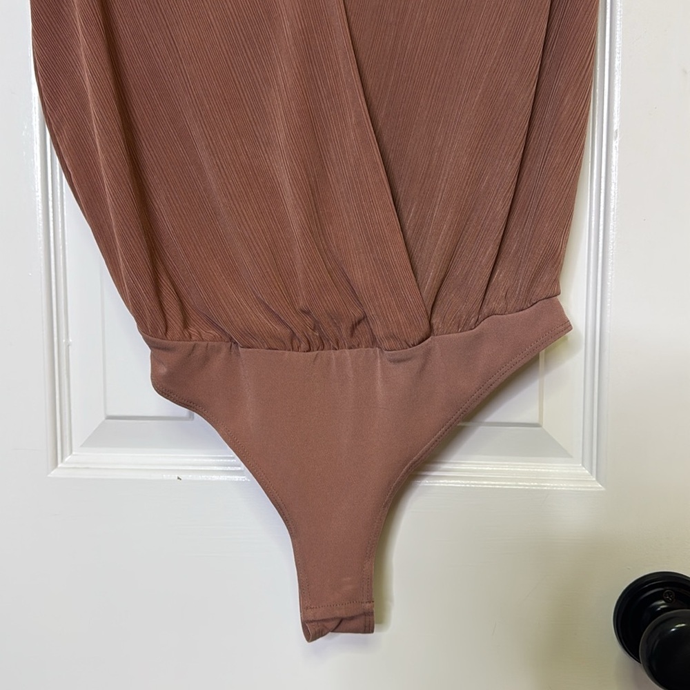 BCBGeneration Brown Bodysuit - Picture 2 of 5